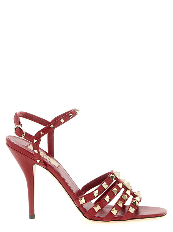 Rockstud Sandali Rosso