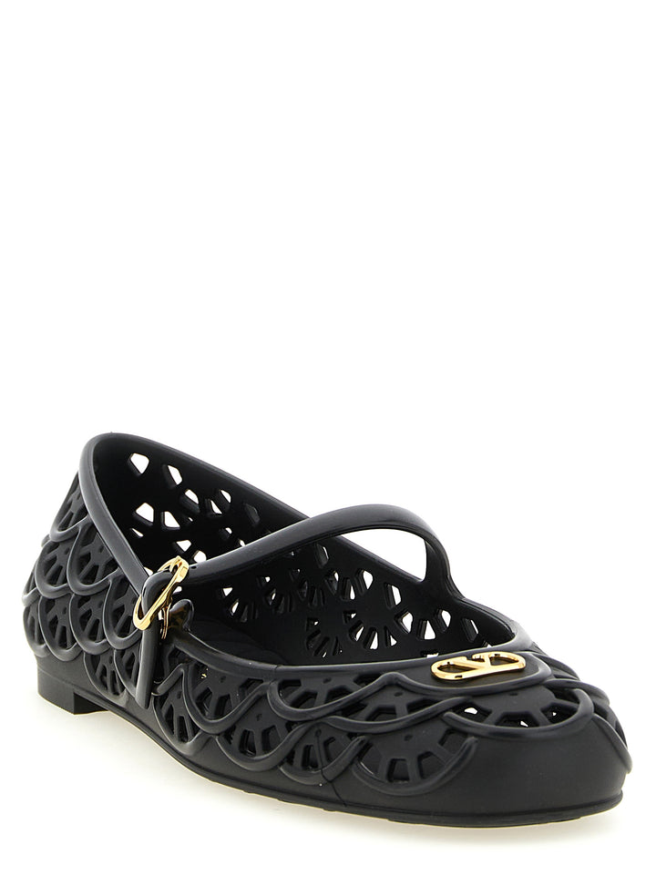 Valentino Garavani Ondette Flat shoes - Nero | 2f8d4fa7f66535b70b769371f96855b03faec92c