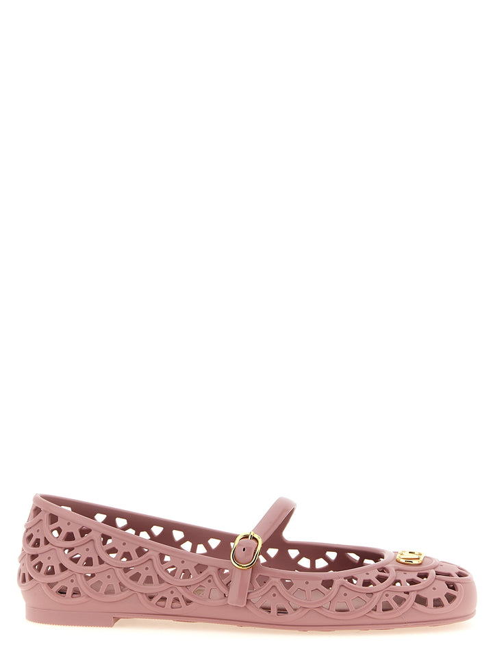 Valentino Garavani Ondette Flat shoes - Rosa | 9c61ca26c9371aff76b89bb74afd02782f24eb5d