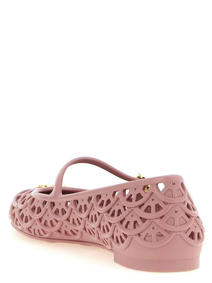 Valentino Garavani Ondette Flat shoes - Rosa | 100fb0df036c0887e5f497eb99abc7bc500b7f6c