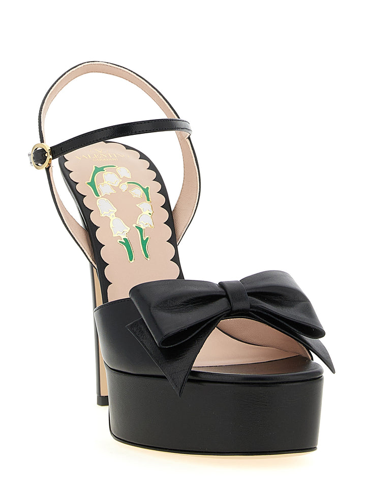 Valentino Garavani Bowow Sandali - Nero | 19c505477f2f0f4bc0ddf90206bb7387cebd282e