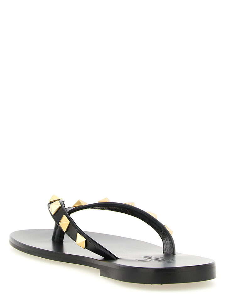Valentino Garavani Rockstud Sandali - Nero | 8575054f210fcc7319bf05a124ffed5f1b50e5da