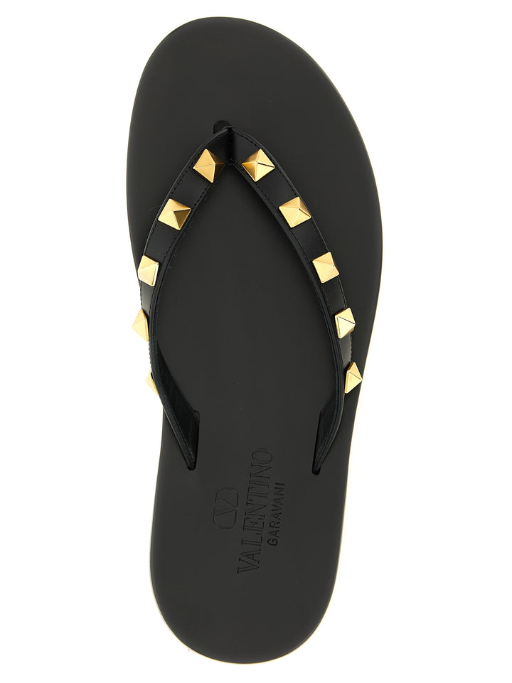 Valentino Garavani Rockstud Sandali - Nero | 8acf2cbb8ac7f529ba9af40e8a83ce68629515bd