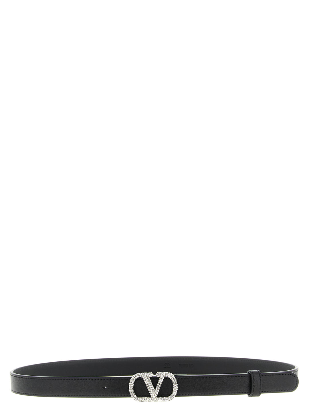 Valentino Garavani Valentino Garavani Vlogo Signature Belt Cinture - Nero | 47b621852b0fba376215098675e722d886b1e6ba