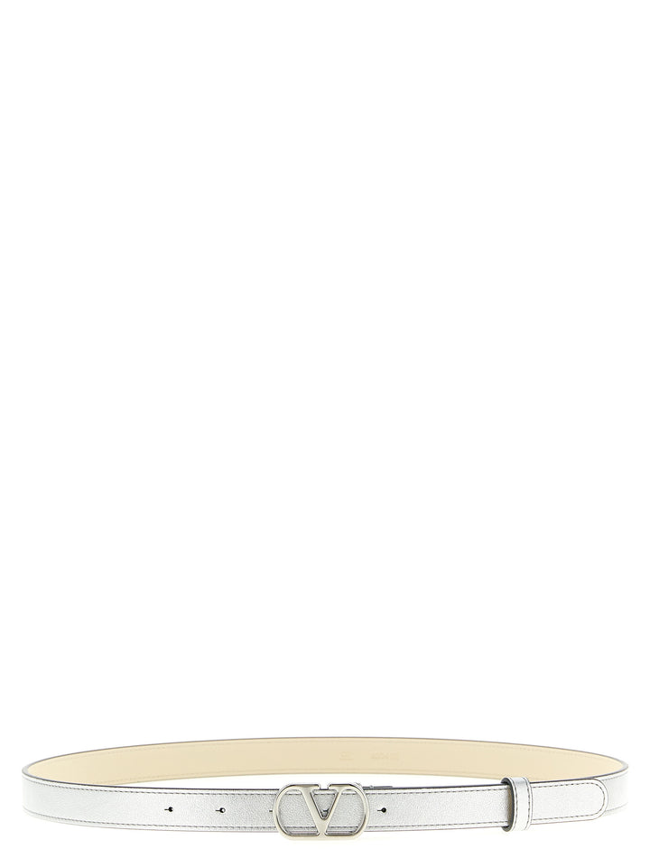 Valentino Garavani Vlogo Cinture - Silver | 5f23a1be3daf78eb576aa53f7d3b19fa70d416ba