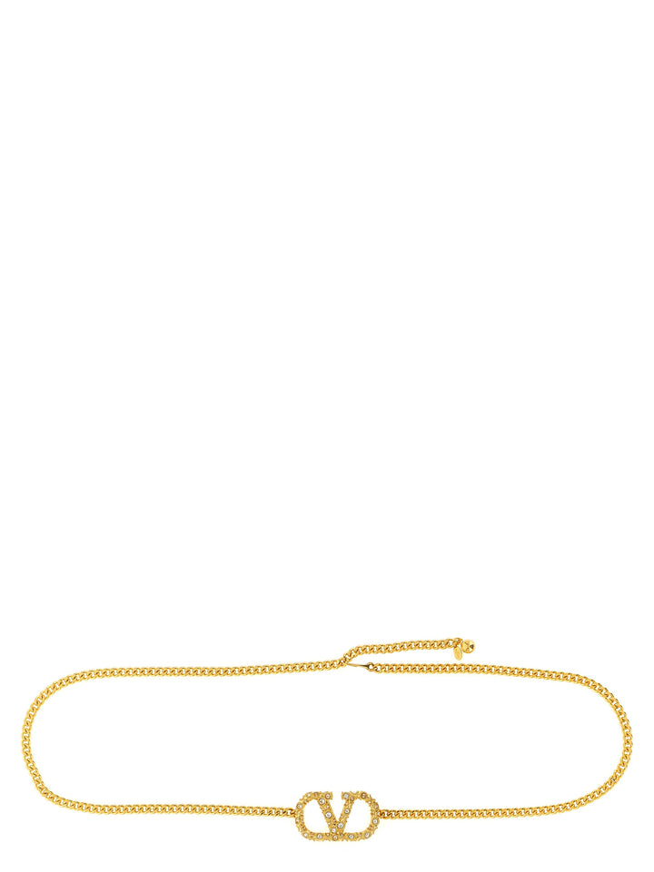 Valentino Garavani Valentino Garavani Vlogo Signature Belt Cinture - Oro | 1acec1037ae47a2021767f880018a5266b8f719d