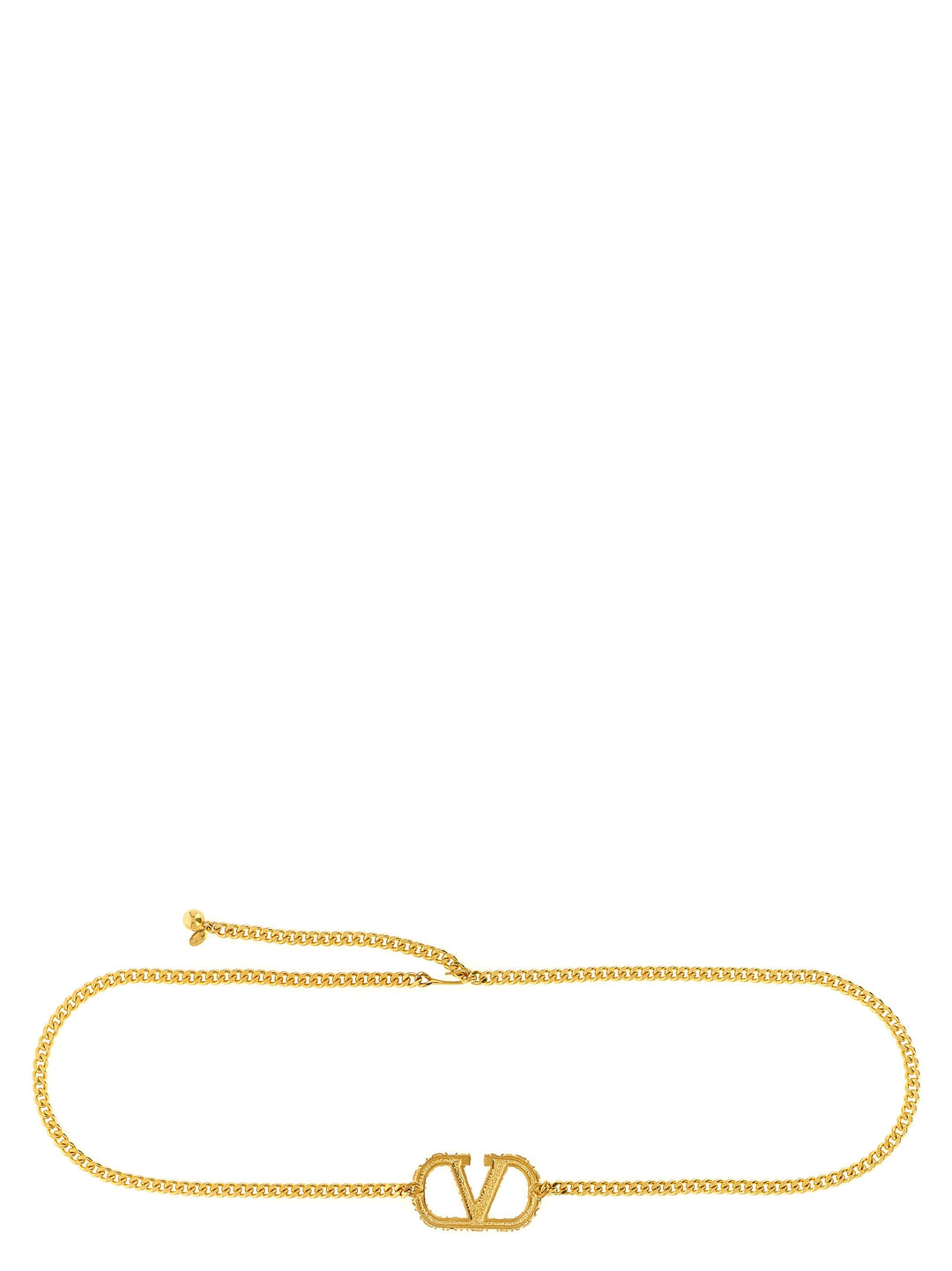 Valentino Garavani Valentino Garavani Vlogo Signature Belt Cinture - Oro | f88221e3e47d7c3f3d2d2d9546d7db641f346303