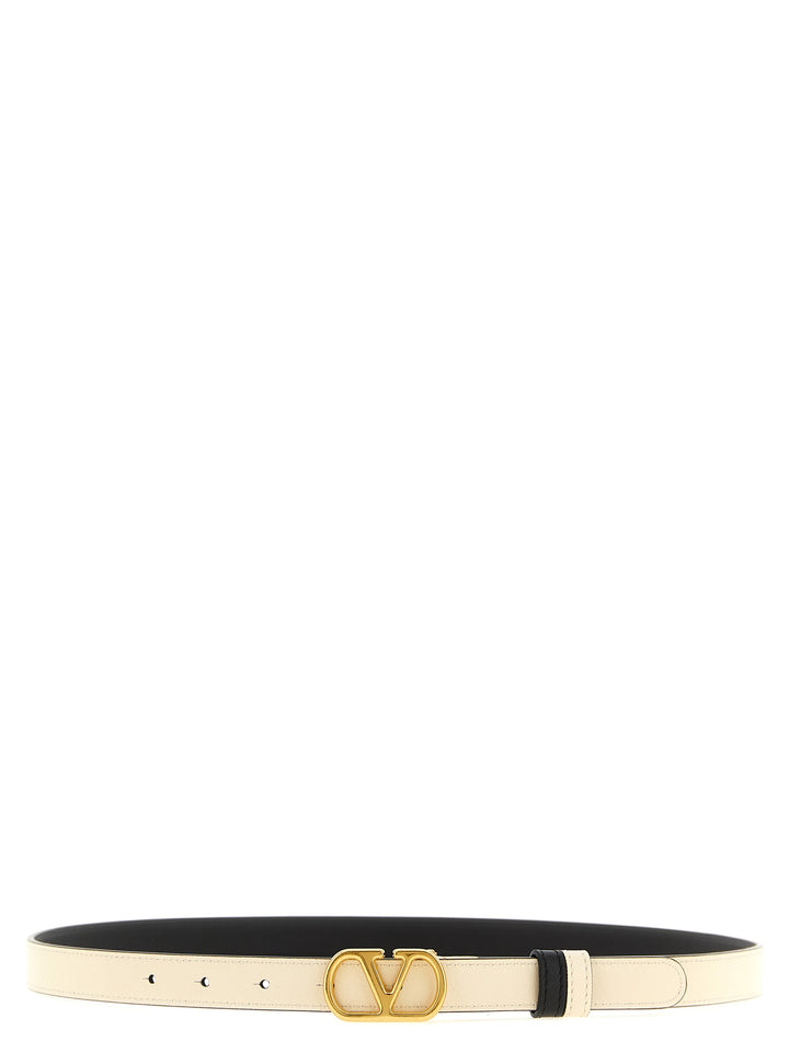 Valentino Garavani Valentino Garavani Reversible Belt Cinture - Bianco/Nero | 5cbd18a7c3ce4987e717bbb7337dfed57284e308