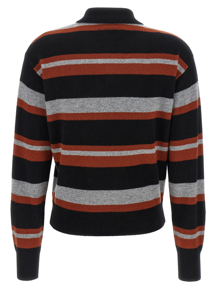 Guest In Residence Collegiate Stripe Polo - Multicolor | 58e19bb1d295436f669f82ce150379ff8bfda009