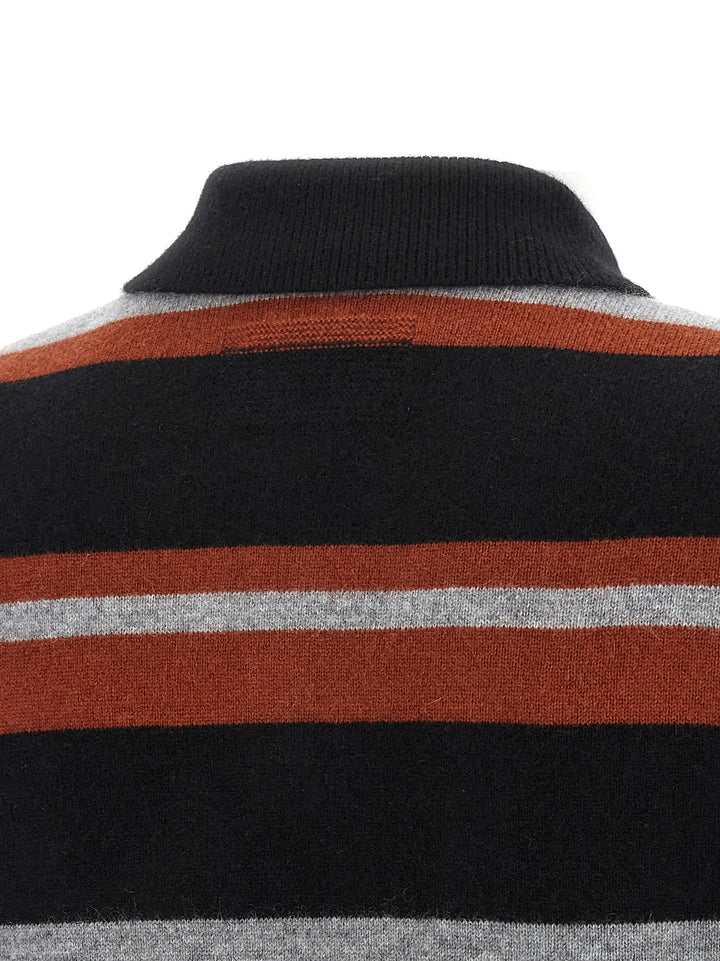 Guest In Residence Collegiate Stripe Polo - Multicolor | 86b6e40936f0c6b975a5fd801ae6d7a7eeddb5b4