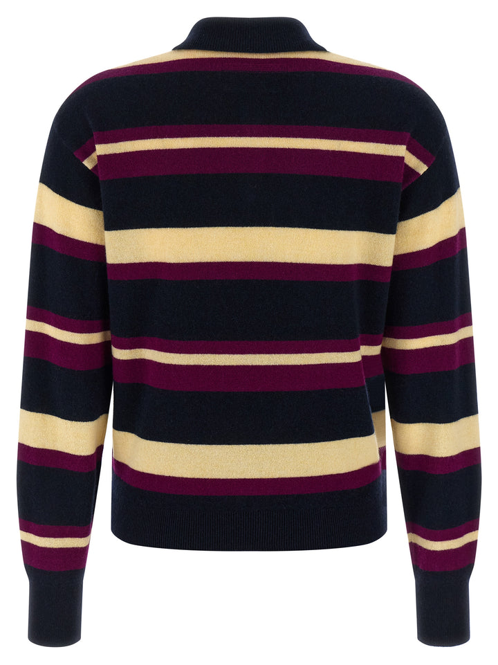Guest In Residence Collegiate Stripe Polo - Multicolor | 19d3e07c44610ca8ea48e07963384b807568e668