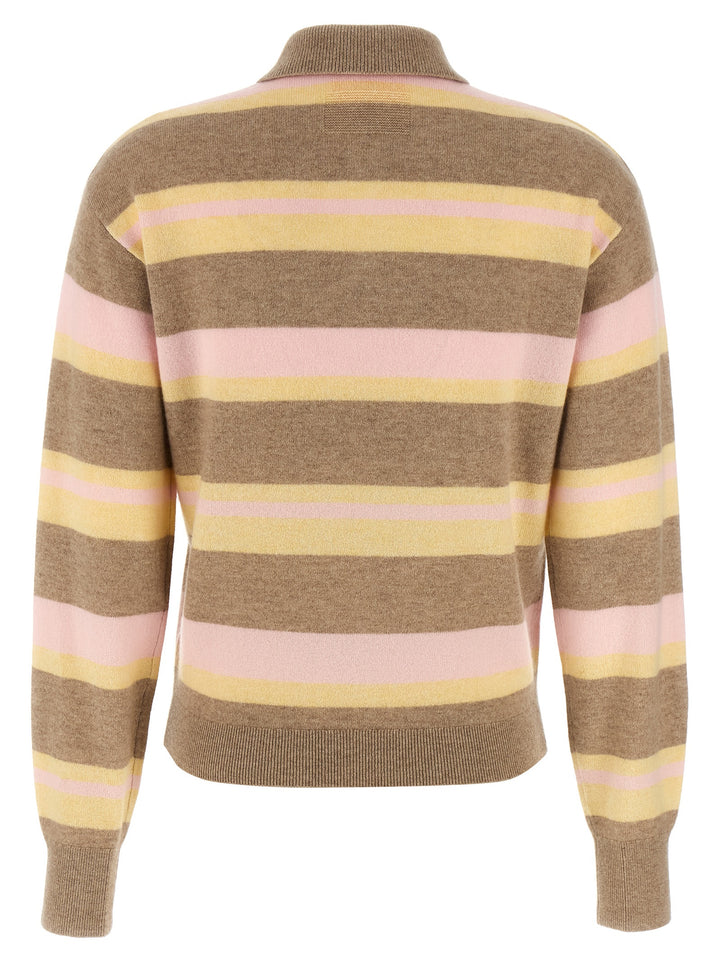 Guest In Residence Collegiate Stripe Polo - Multicolor | 97f0260881402773bbaafcc2f70653a20450b09e