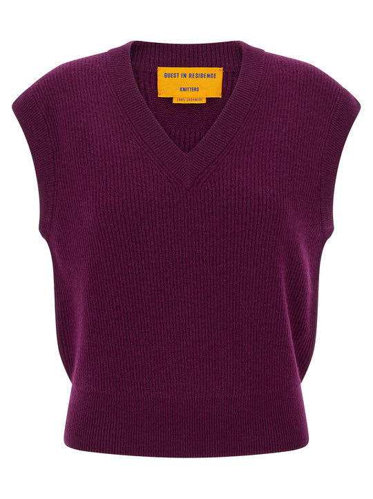 Rib Gilet Viola