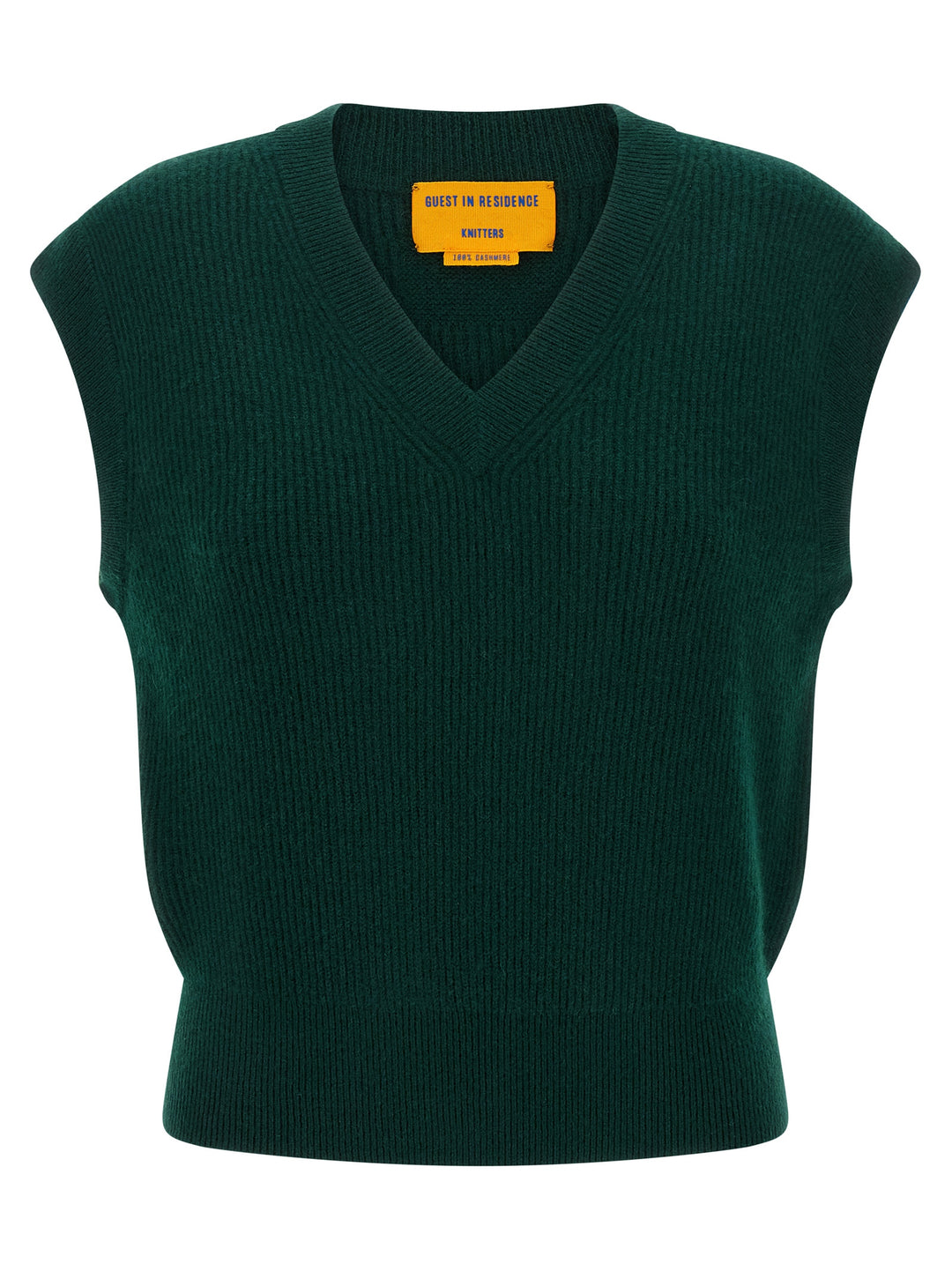 Guest In Residence Rib Gilet - Verde | 272efacd519860a97c7abfe56feea39d64ff6818
