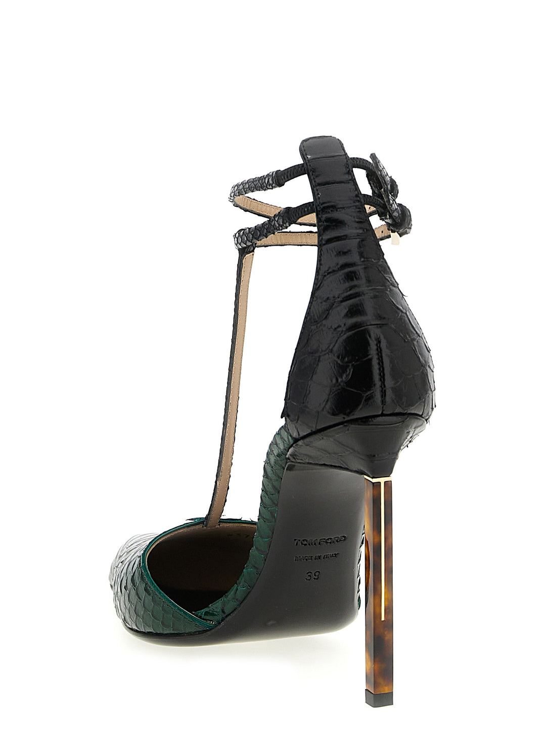 Tom Ford T Strap Decollete - Verde | e947d34f59ae2632e1062432666a68b6e9fb86a8