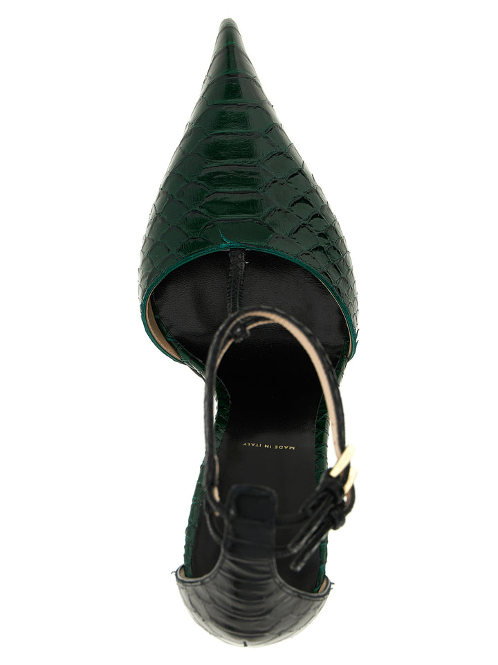 Tom Ford T Strap Decollete - Verde | 4ee9a046f221658f6f5791d388481dae956fe48f