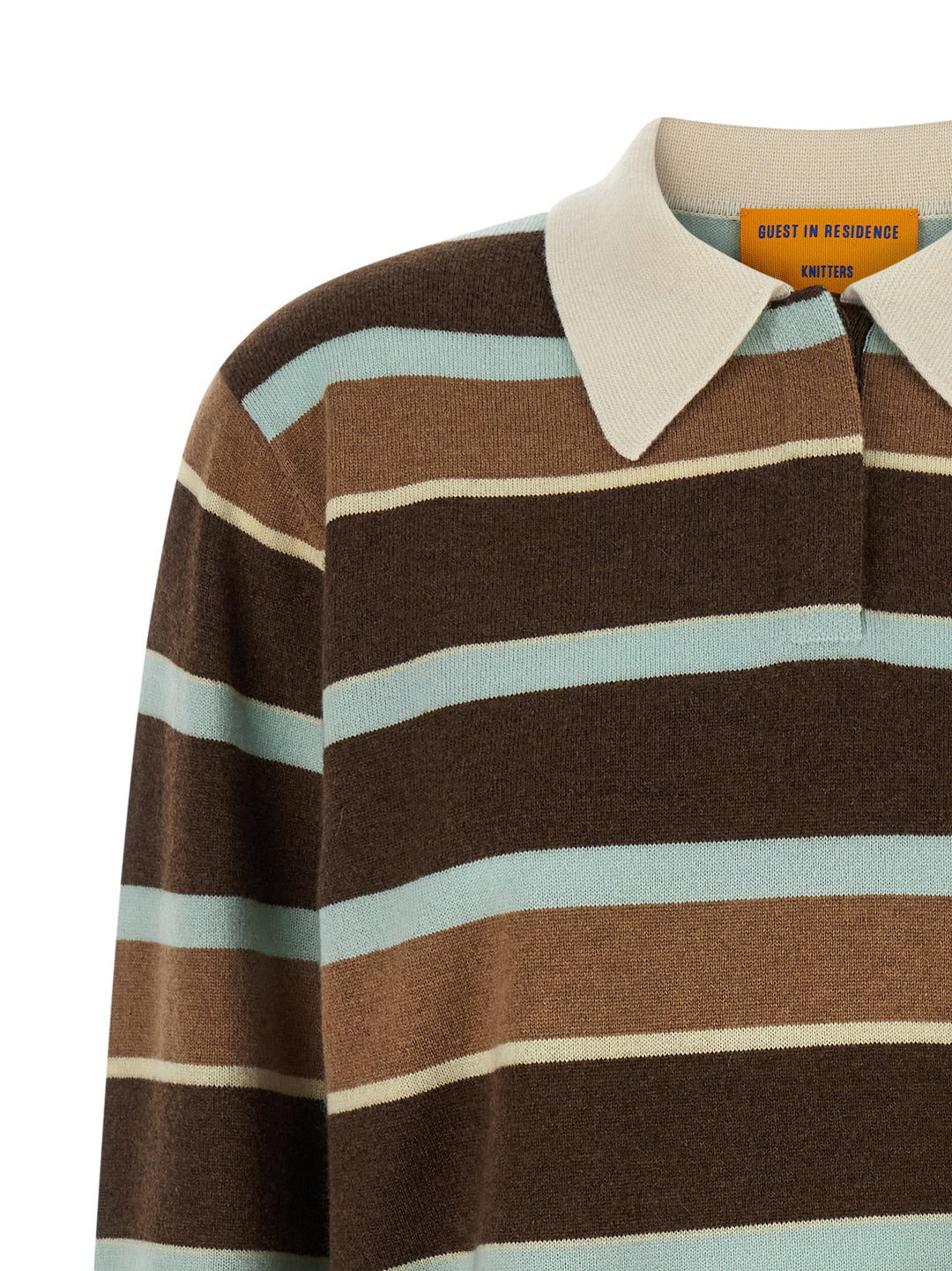 Guest In Residence Cropped Stripe Rugby Maglioni - Multicolor | 8244646071fd4dd208b43f880a5e09adea746cc5