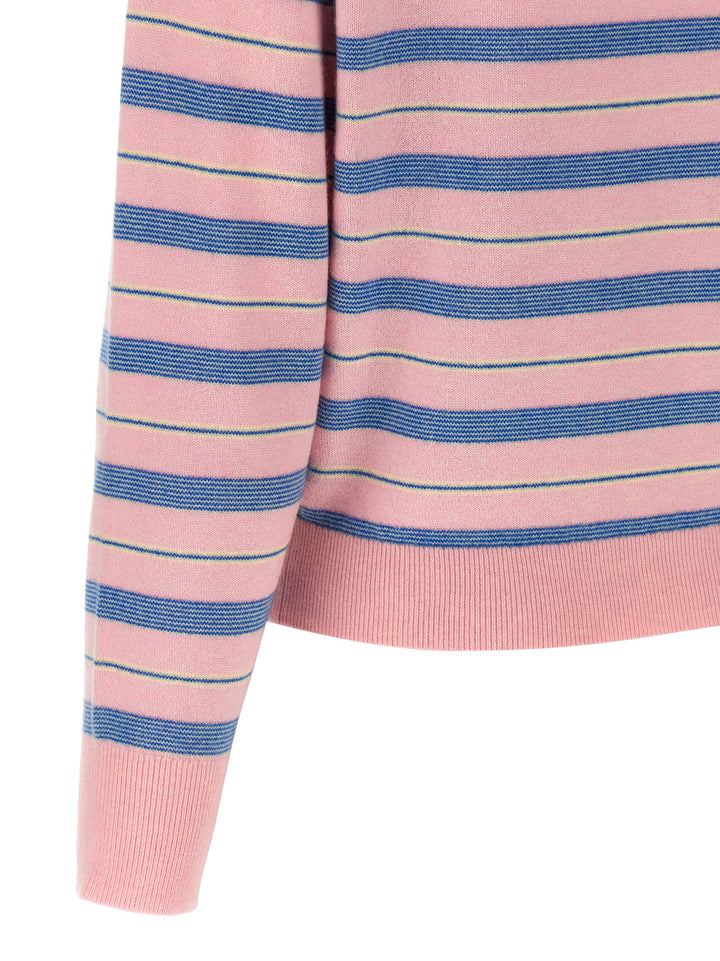 Guest In Residence Collegiate Stripe Polo Maglioni - Multicolor | a6487bbccfdeec74ed73b2ed0542640e14329815