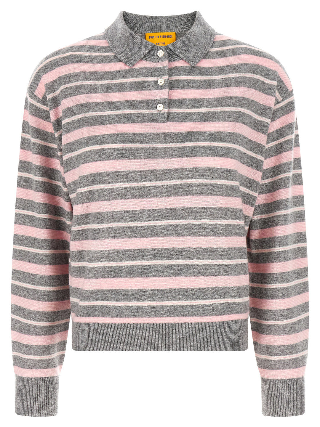 Guest In Residence Clloegiate Stripe Polo Maglioni - Multicolor | 8ea5cda0a644320ce4f07b9961b6568f7565cb33