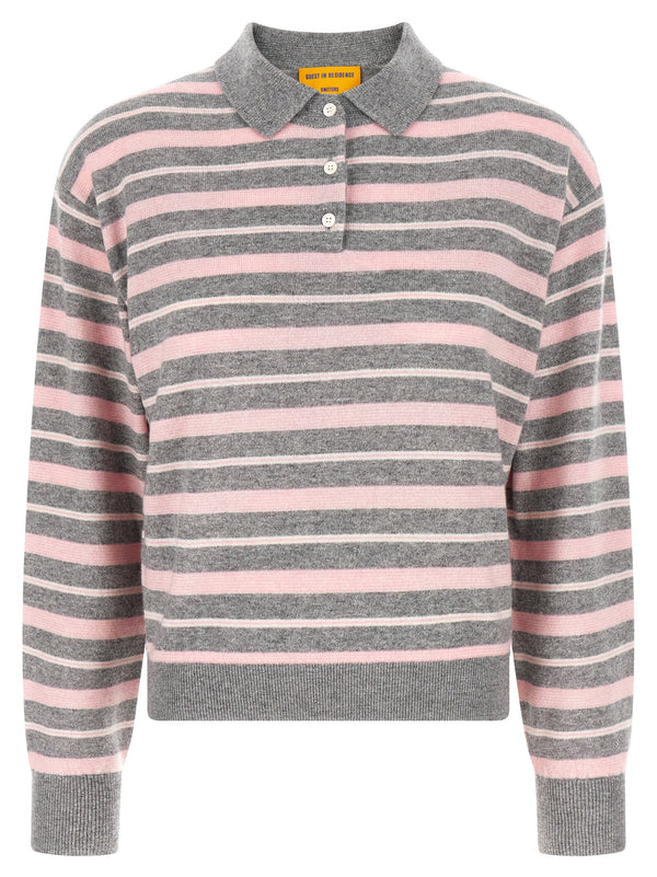 Clloegiate Stripe Polo Maglioni Multicolor
