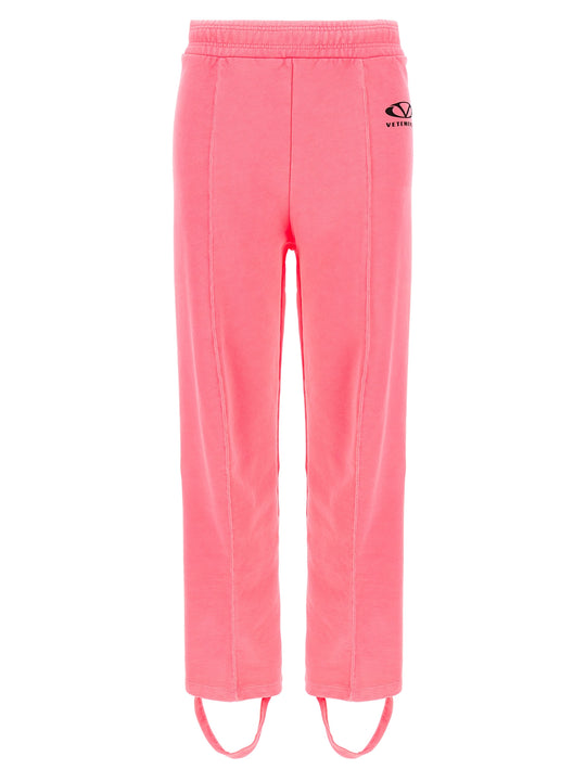 Oval Logo Pantaloni Rosa