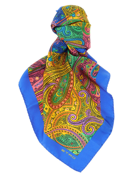 Floral Paisley Scarf Sciarpe Multicolor