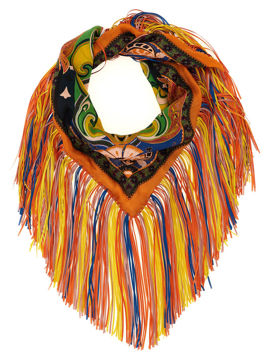 Fringed Scarf Sciarpe Multicolor