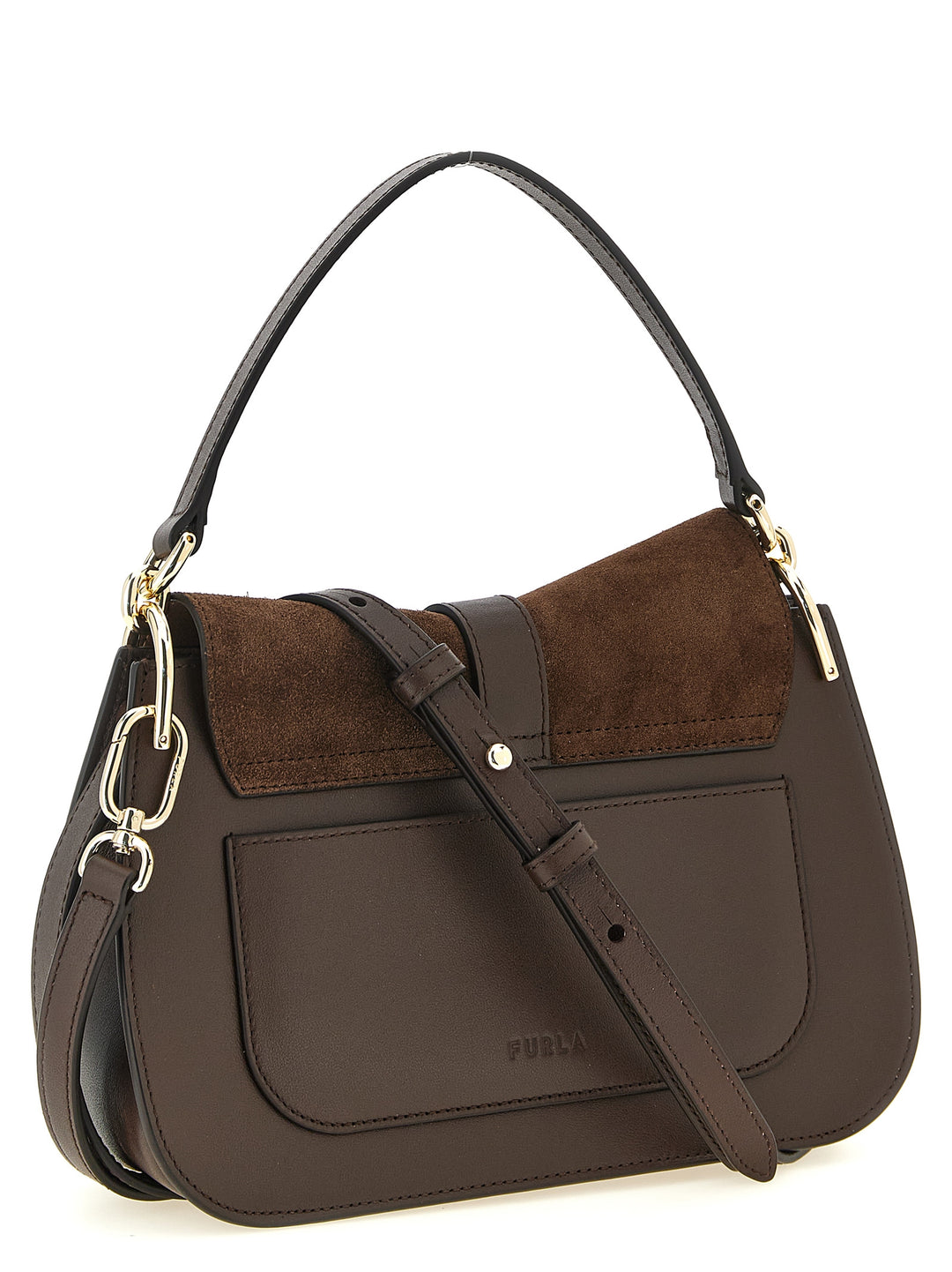 Furla Flow M Borse a Mano - Marrone | a70fb1044d9f75893b579c0b55893f4c43413351