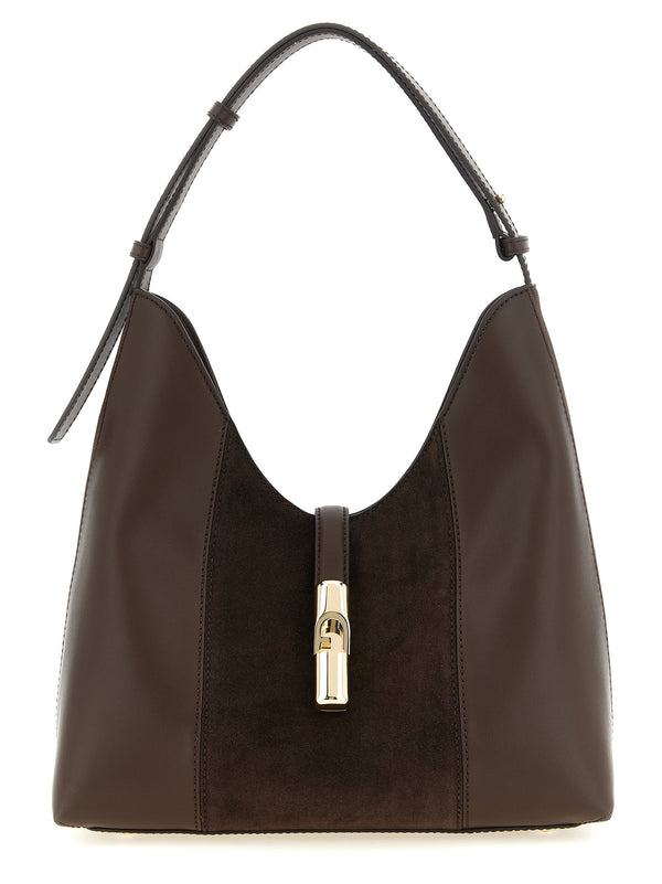 Furla Goccia M Shoulder and Crossbody Bags Brown