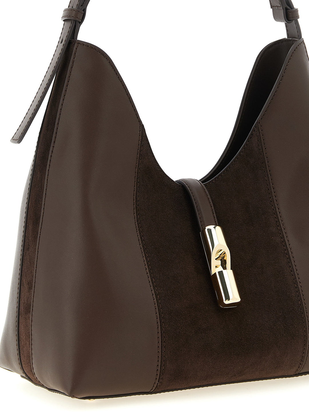 Furla Furla Goccia M Borse a Spalla e Tracolla - Marrone | ebc23a5aeef0c83d586fa18427856c746f95eb16