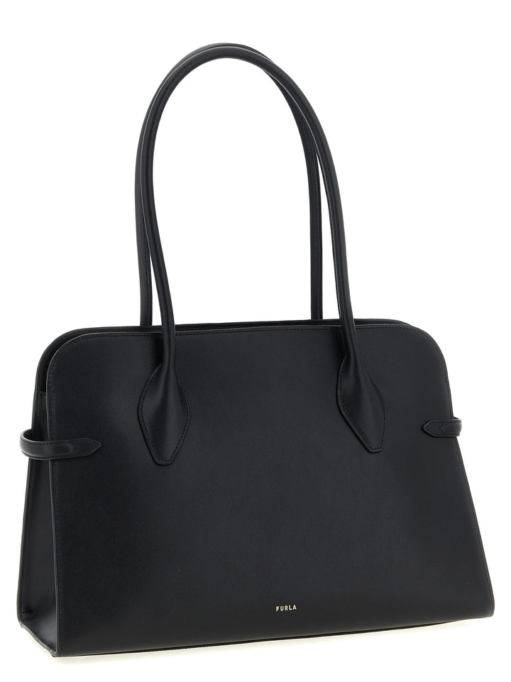 Furla Furla Goccia Dome L Borse a Spalla e Tracolla - Nero | 2fb0b3a860b15b4456aa29f292da70721455d3bb