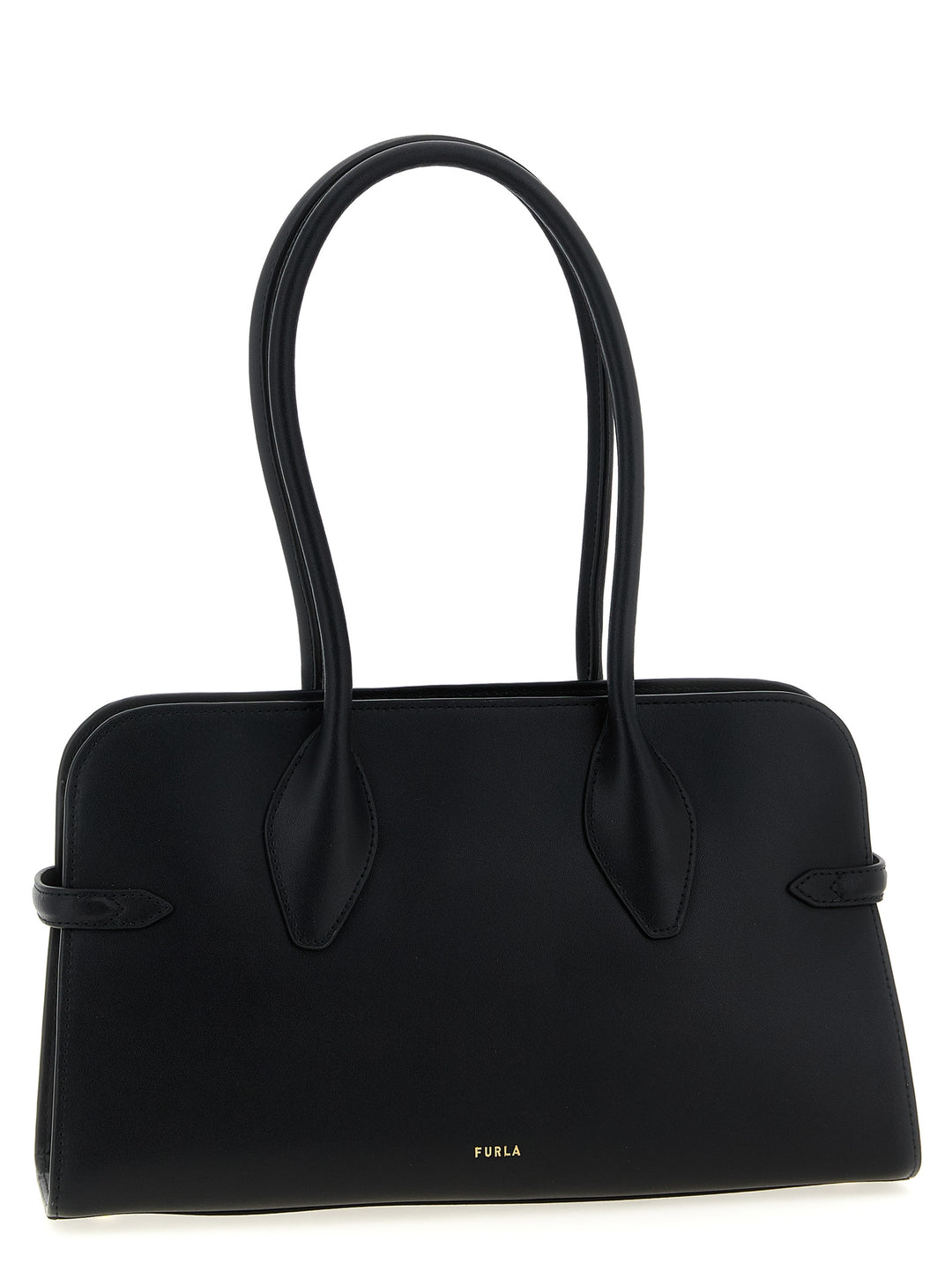 Furla Furla Goccia Dome M Borse a Spalla e Tracolla - Nero | 350d7e51d8bfd19741fcb4387947204c672f2592