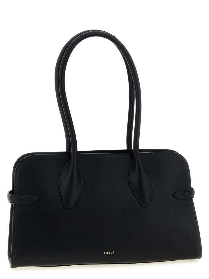 Furla Furla Goccia Dome M Borse a Spalla e Tracolla - Nero | 350d7e51d8bfd19741fcb4387947204c672f2592