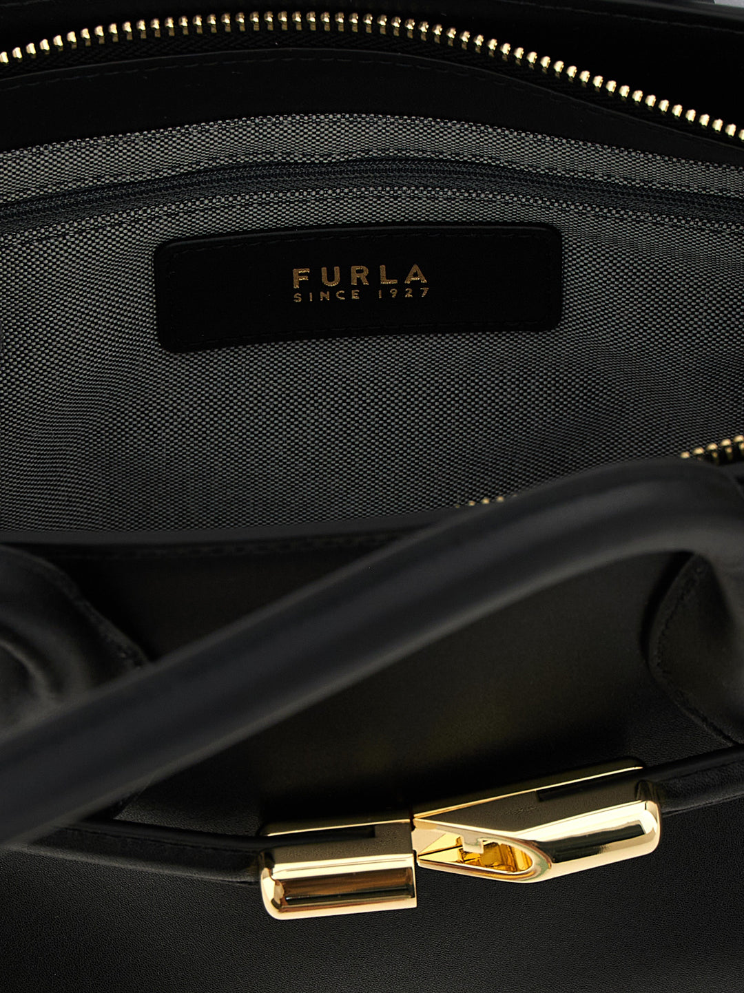 Furla Furla Goccia Dome M Borse a Spalla e Tracolla - Nero | e6ccad75aca94a56860d65226efdf901ac8bb65a