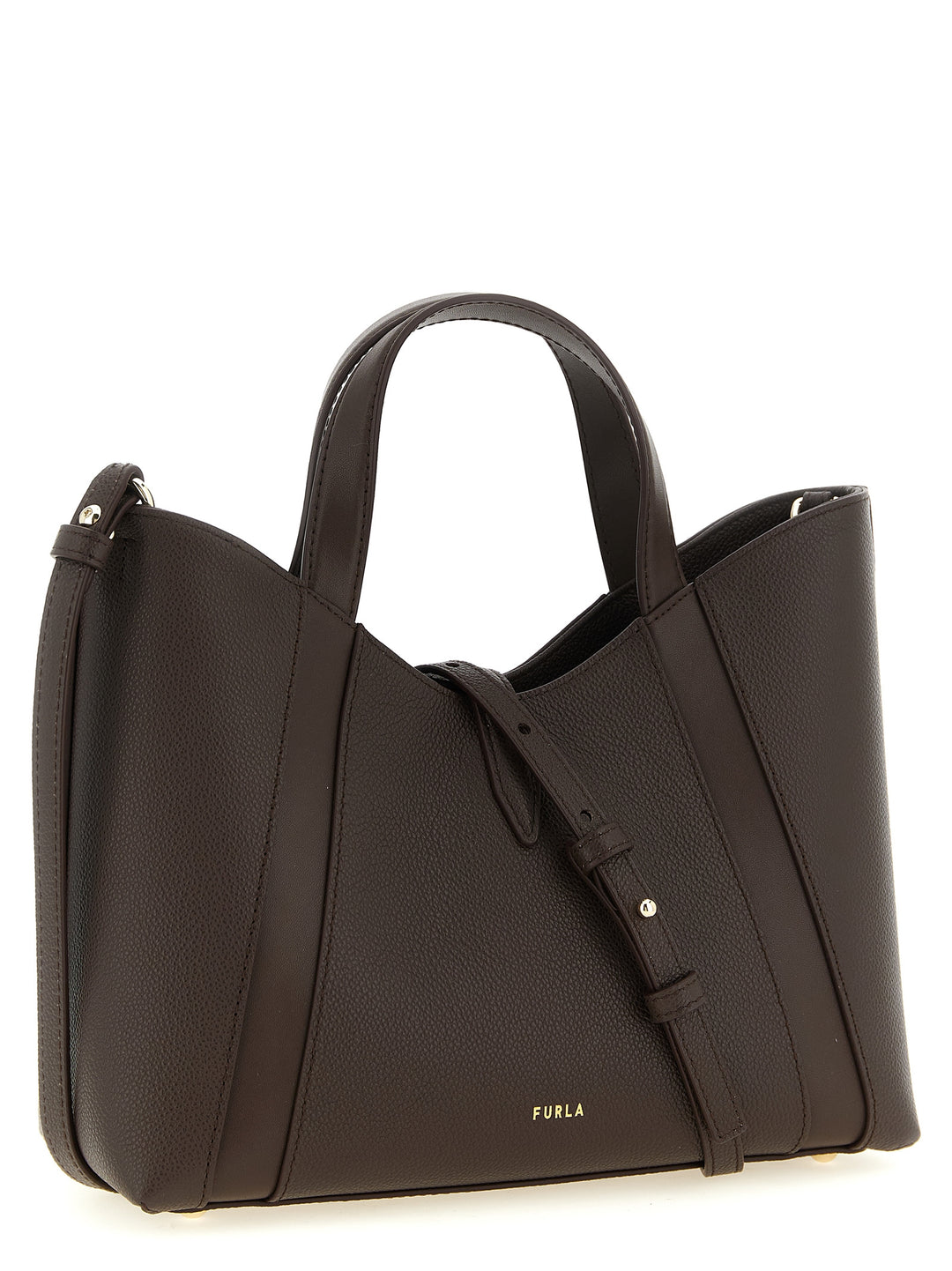 Furla Furla Goccia S Tote - Marrone | 2eeb45f55d2d5473ea467033bbf653514d126f9a