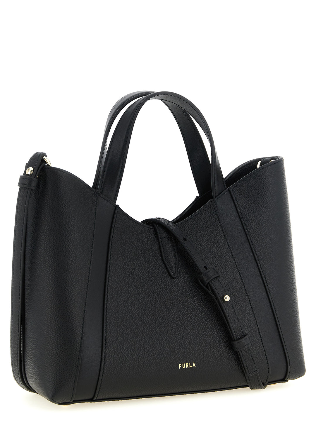Furla Furla Goccia S Tote - Nero | 72f7d8ccdef121a733f37455e93ee089c6605197
