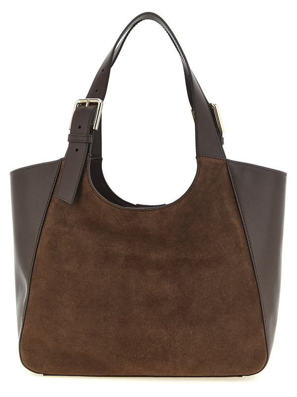 Furla Dora M Tote Brown