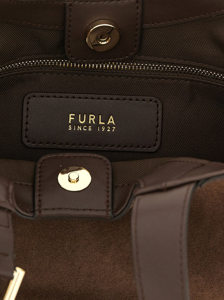 Furla Dora S Borse a Mano - Marrone | 52159d3045990bfc7e52d6d1b2fd4a603d7b8755