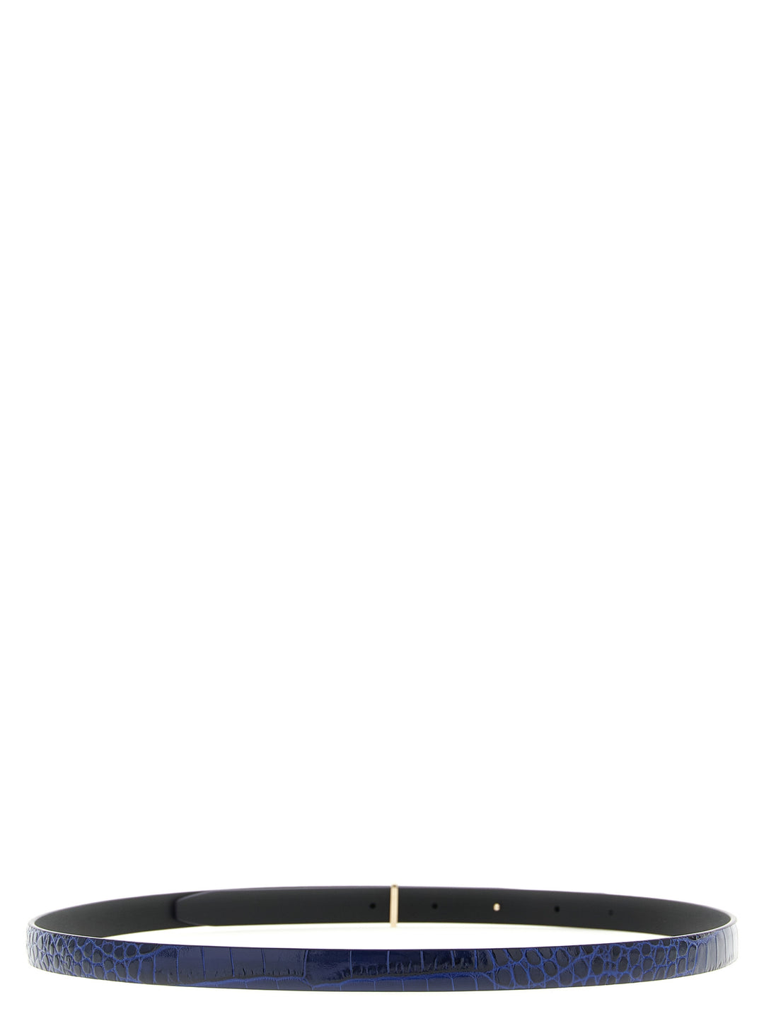 Tom Ford Crocodile Belt Cinture - Blu | aff611f3765ca31dbafe8e0383a4a82b14737cc4