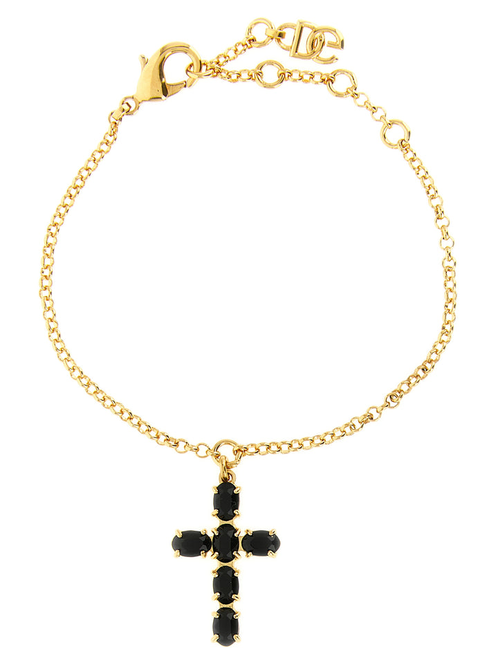 Dolce & Gabbana Crystal Cross Bracelet Gioielli - Oro | bfb2d847c3ff73cdd3e36895dfe7c2b6eb7d0066