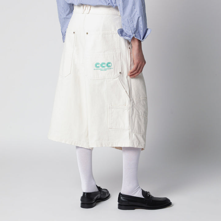 Willy Chavarria Shorts - Bianco | 225f797f475fb005c1496d930a7e23c3e71ceff5