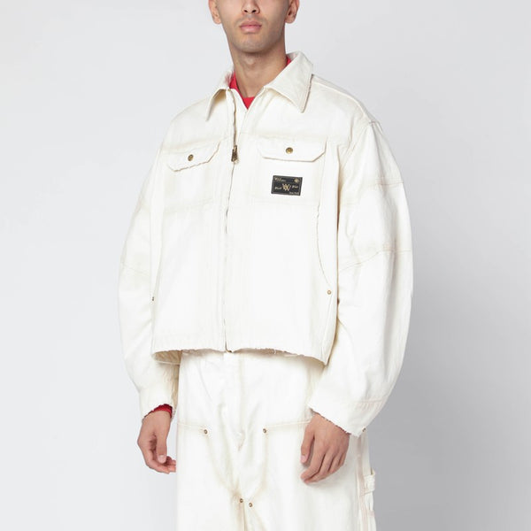 Stockton White Washed-Look mit Reißverschluss
