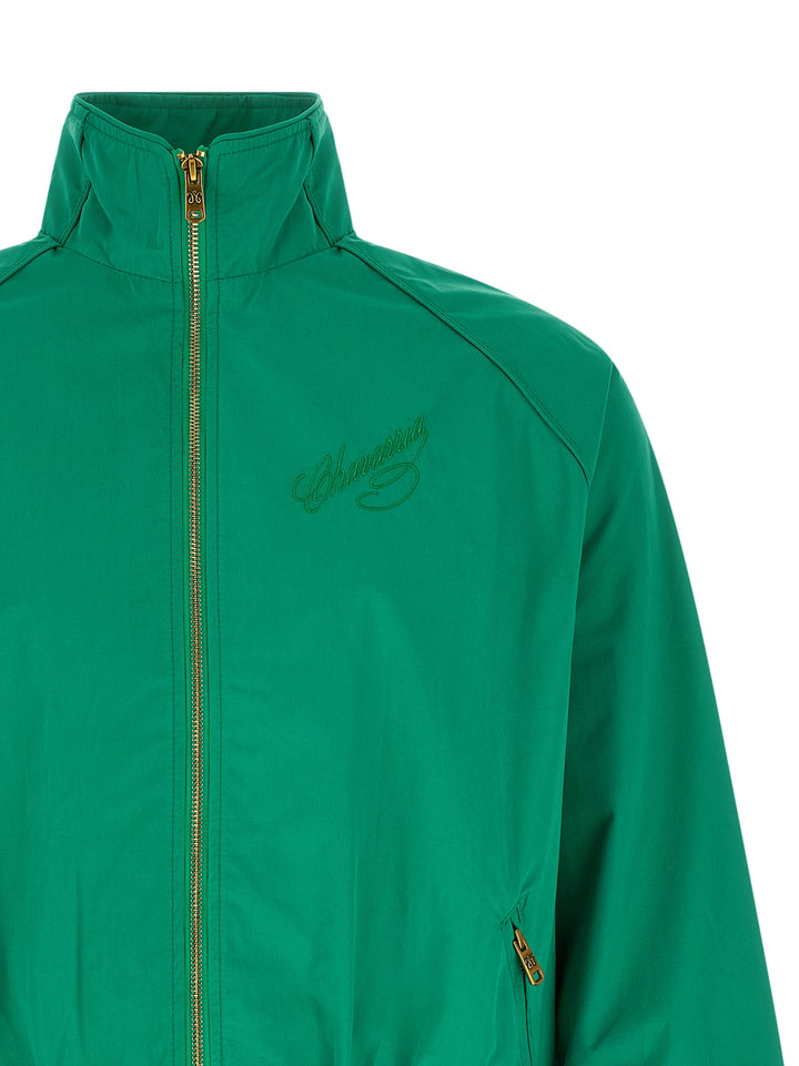 Willy Chavarria Ruff Rider Track Puffer Jackets - Verde | 434f3f171bbb48f72e1ca5720b3a50a35a95043a