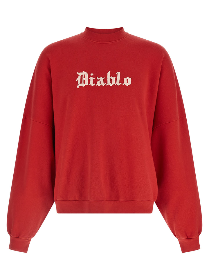 Willy Chavarria Diablo Hooligan Felpe - Rosso | 0ccf7701e3283aa55dd71113b29d07a3068cdfc1