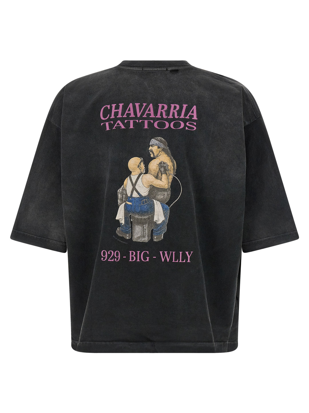 Willy Chavarria Willy Tattoo - Buffalo Tee T shirt - Nero | a7d8a673a6b2309e9d08d211bade0cde63cdbe19