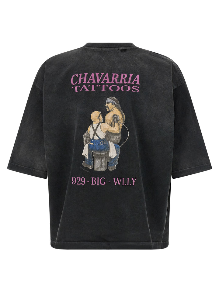 Willy Chavarria Willy Tattoo - Buffalo Tee T shirt - Nero | a7d8a673a6b2309e9d08d211bade0cde63cdbe19