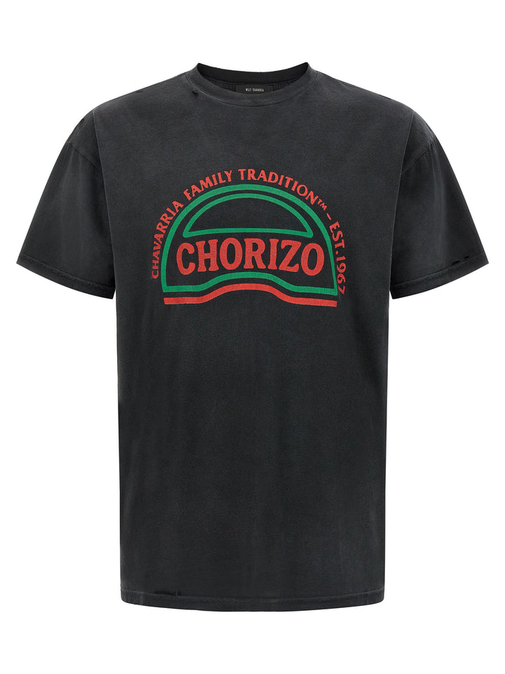 Willy Chavarria Chorizo - Easy Tee T shirt - Nero | 8ab527588ca07af303d5d3d4af104adb3e1be110