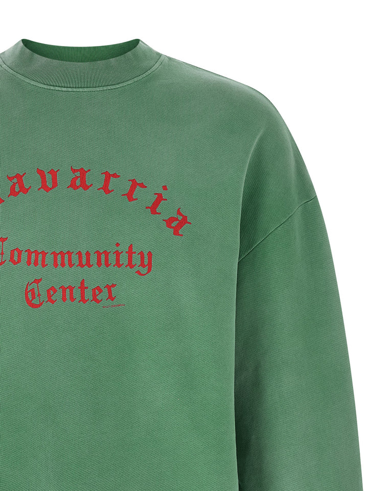 Willy Chavarria Chavarria Community Center - Hooligan Felpe - Verde | 81250bdc5f02b600822d51525e86eb4f6f12a811