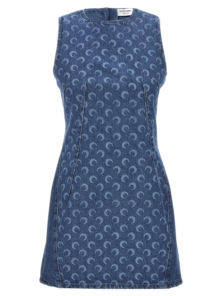 Logo Print Dress Abiti Blu