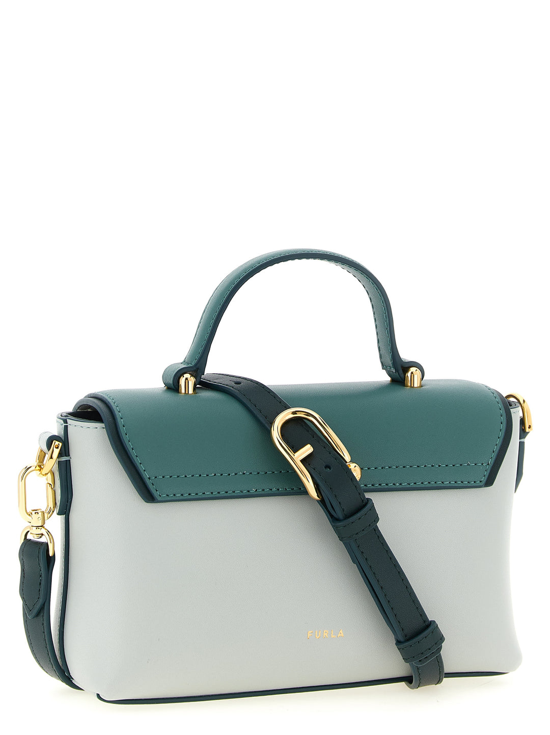 Furla Furla Moonlight Borse a Mano - Verde | f177ed3fb19a0ded5ae38ade1cfd0fae072f137e